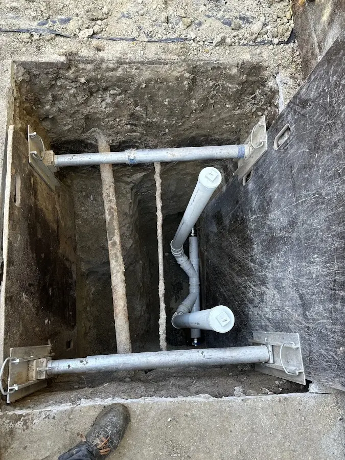 Experienced plumber completing Gas Line Repair work in Hampton